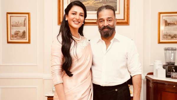 Shruti Haasan with her father Kamal Haasan