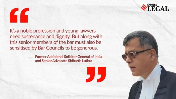 Arjun Ram Meghwal advocates stipend Sidharth Luthra