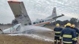 A nine-seater aircraft that crashed in January while landing at the Rourkela Airport. (File Photo)