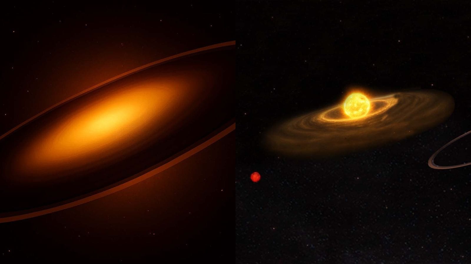 Astronomers discover giant ring system causing rare 9-month dimming of a star