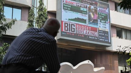 The 30-stock BSE Sensex fell as low as 2.9% intraday after the announcement before ending at 80,722.94 points, down 1.9% from Friday.