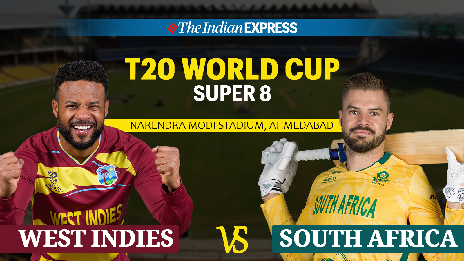  The game features a battle between two of the last undefeated teams in the T20 World Cup.