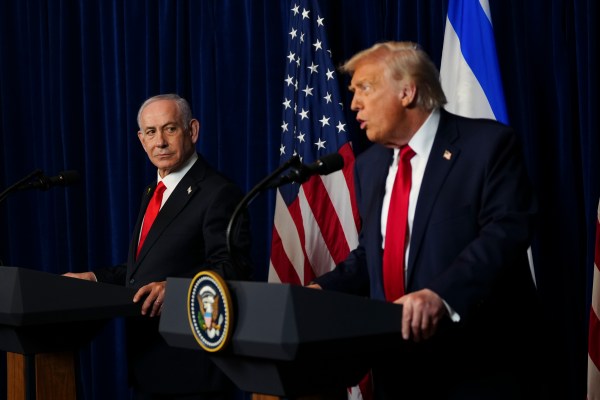 Prime Minister Benjamin Netanyahu of Israel, and US President Donald Trump. (The New York Times)