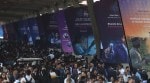 Huge Crowds attend the first India AI Impact Summit on its inaugural day in New Delhi on Monday. Express Photo by Tashi Tobgyal New Delhi