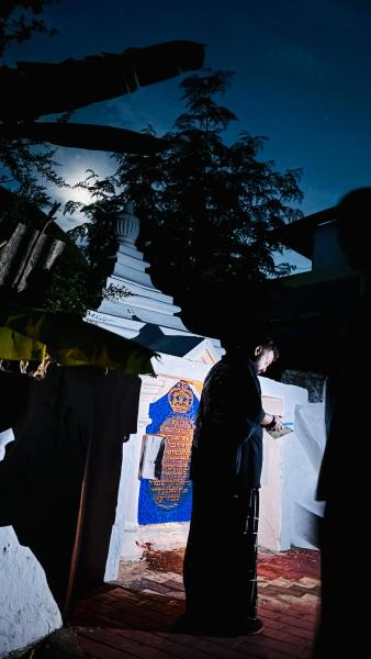 The tombstone of Kabbalist Nehemiah ben Abraham Mota (Photo: Sumitra Nair)