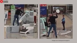 UK tourist Hong Kong Airport