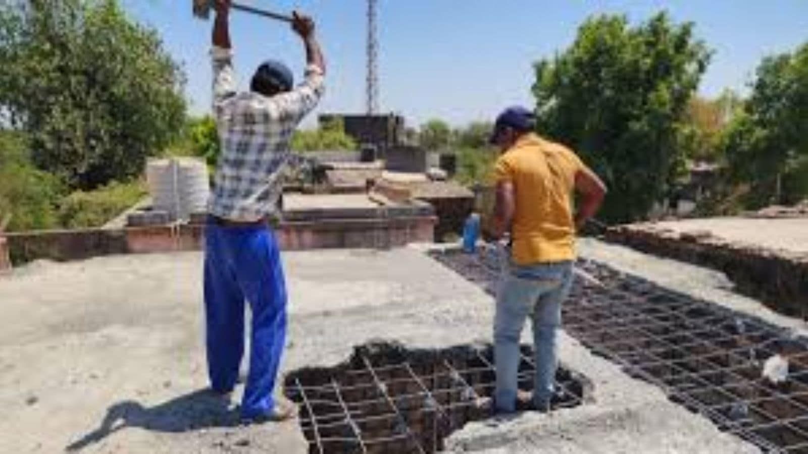 Row over Surat school construction site: Corporator on hunger strike hospitalised, says ‘will resume my fast later’