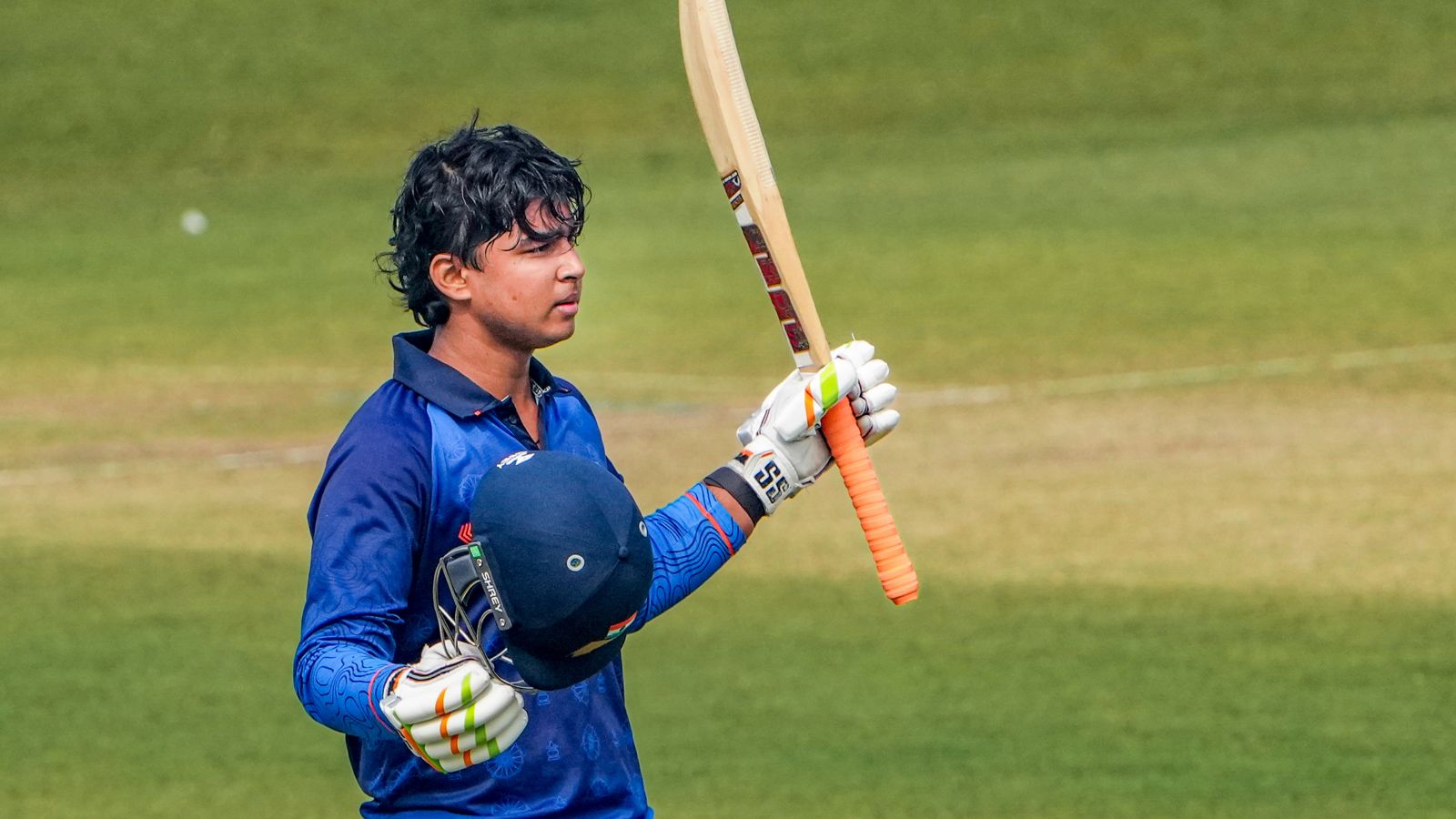 Vaibhav Sooryavanshi scored the second fastest hundred in the history of the U-19 Cricket World Cup during the final match against England. (PTI Photo)