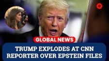 ‘You Never Smile’: Trump Snaps at CNN’s Kaitlan Collins Over Epstein Files