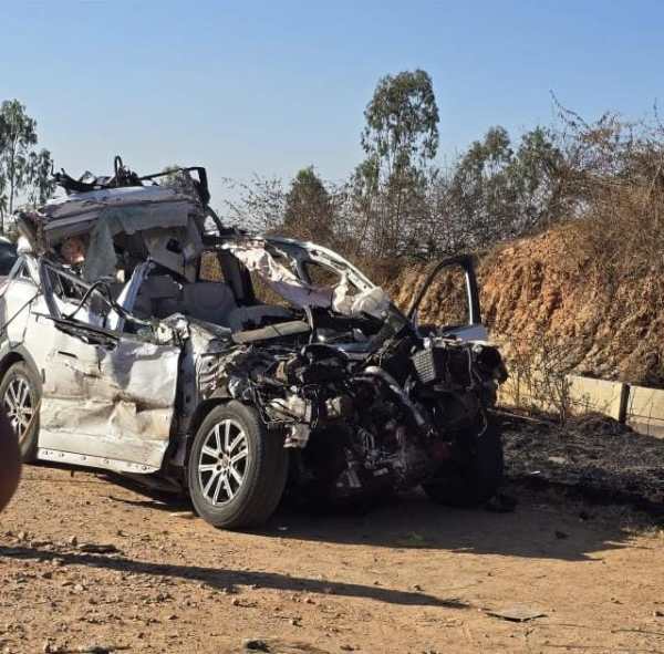 According to the police, six occupants of the SUV and the motorcycle rider died on the spot. 