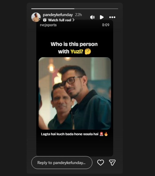 Saurabh Pandey's Instagram Story