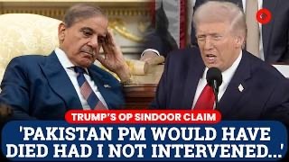 India-Pakistan Conflict:Trump Says Pak PM Shehbaz Sharif Would Have Died Had POTUS Not Been Involved