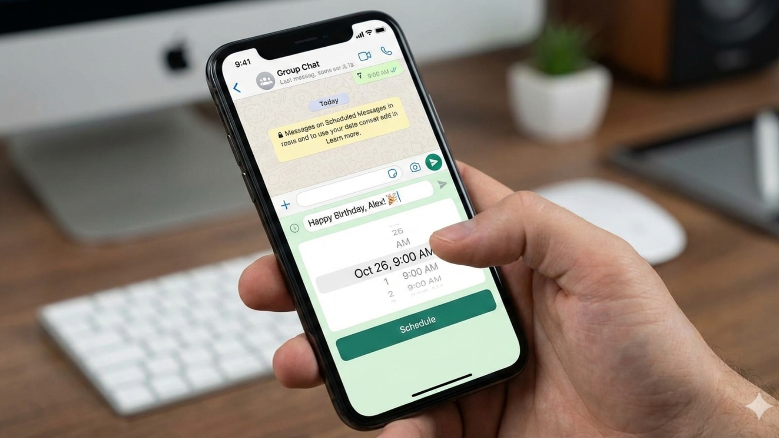 WhatsApp reportedly testing message-scheduling feature, spotted in beta reports