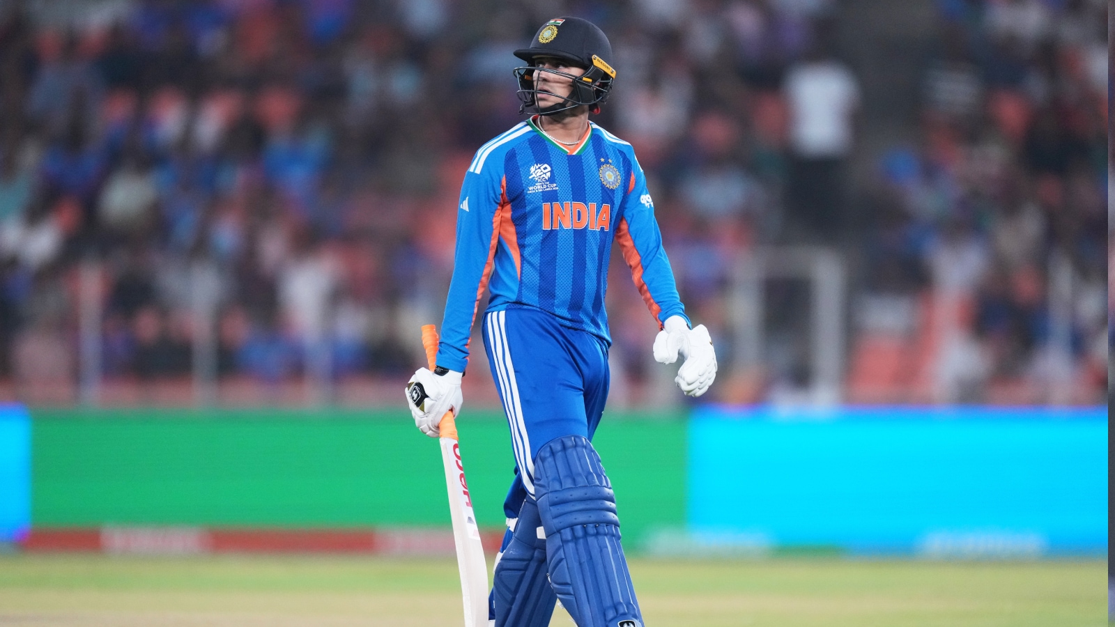 Despite Abhishek Sharma's struggles with the bat, Basit Ali was sympathetic, even admiring, of the left-hander. (AP Photo)