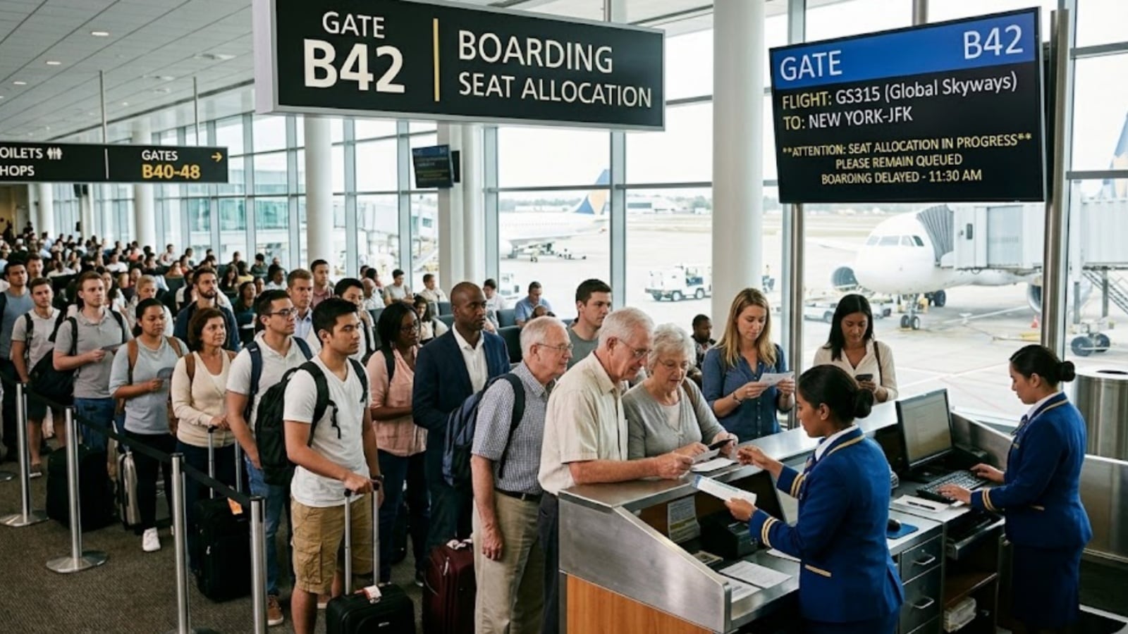 What it means when your boarding pass says ‘seat assigned at gate’