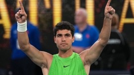 Alcaraz has sought inspiration from Rafael Nadal's 2012 AO final against Djokovic, hoping yo reverse the result though. (AP Photo)