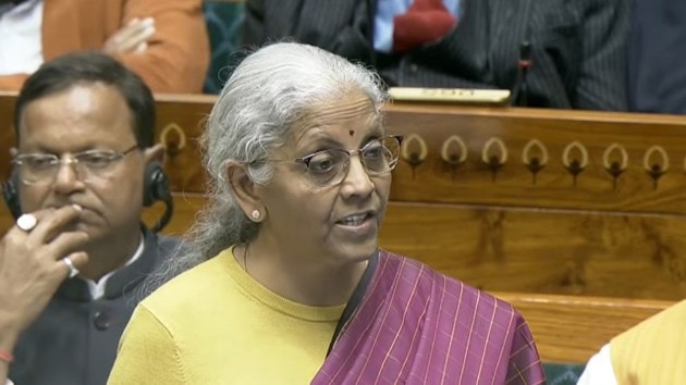 nirmala sitharaman budget presentation