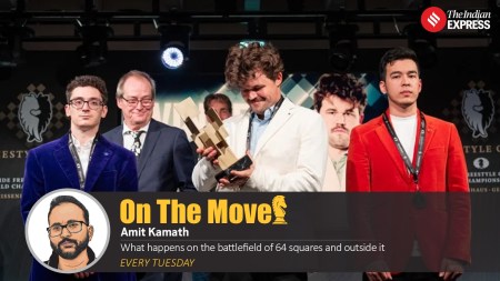 When Carlsen was asked how important the Freestyle Chess variant was for him personally, he pounced on his chance to make a statement. (Photo: Lennart Ootes/Freestyle Chess)