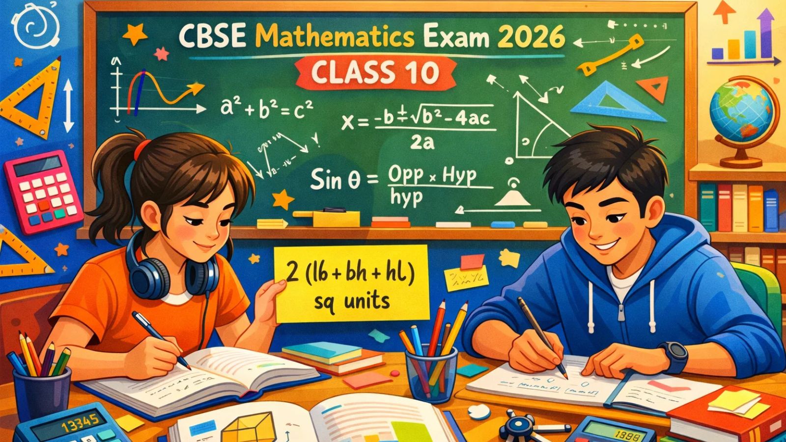 CBSE 2026 board Class 10th Math exam on Feb 17: Know high weightage chapters, last-minute prep tips & more