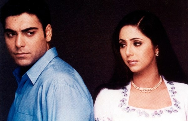 TV Star Ram Kapoor and Gautami Kapoor in tv serial GHAR EK MANDIR. Express archive photo