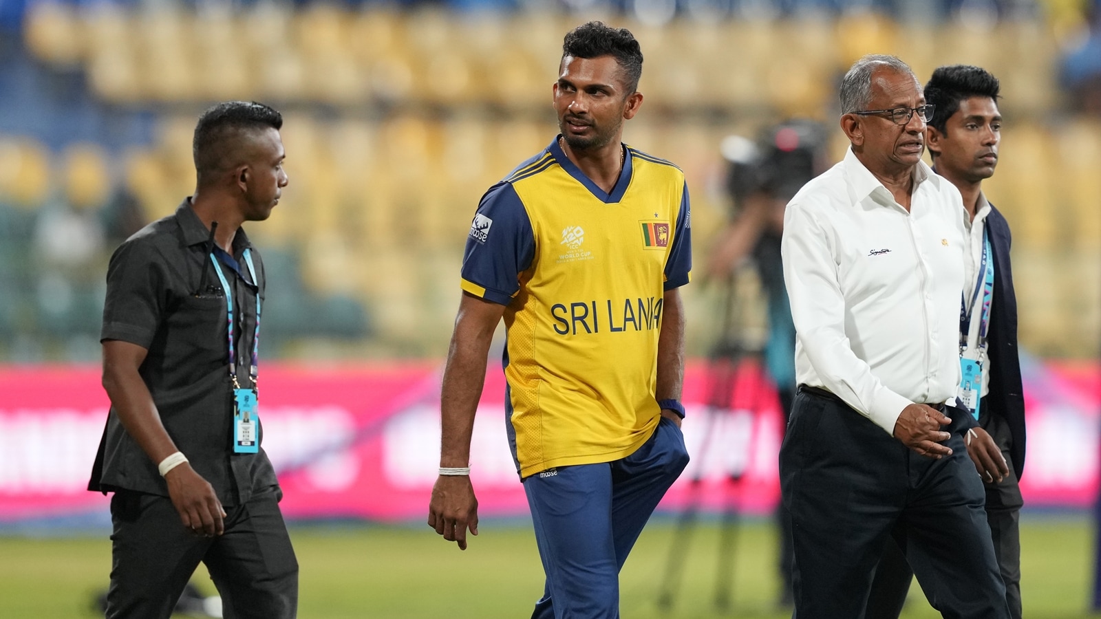 Shanaka also apologised to the Sri Lankan fans. (AP Photo)