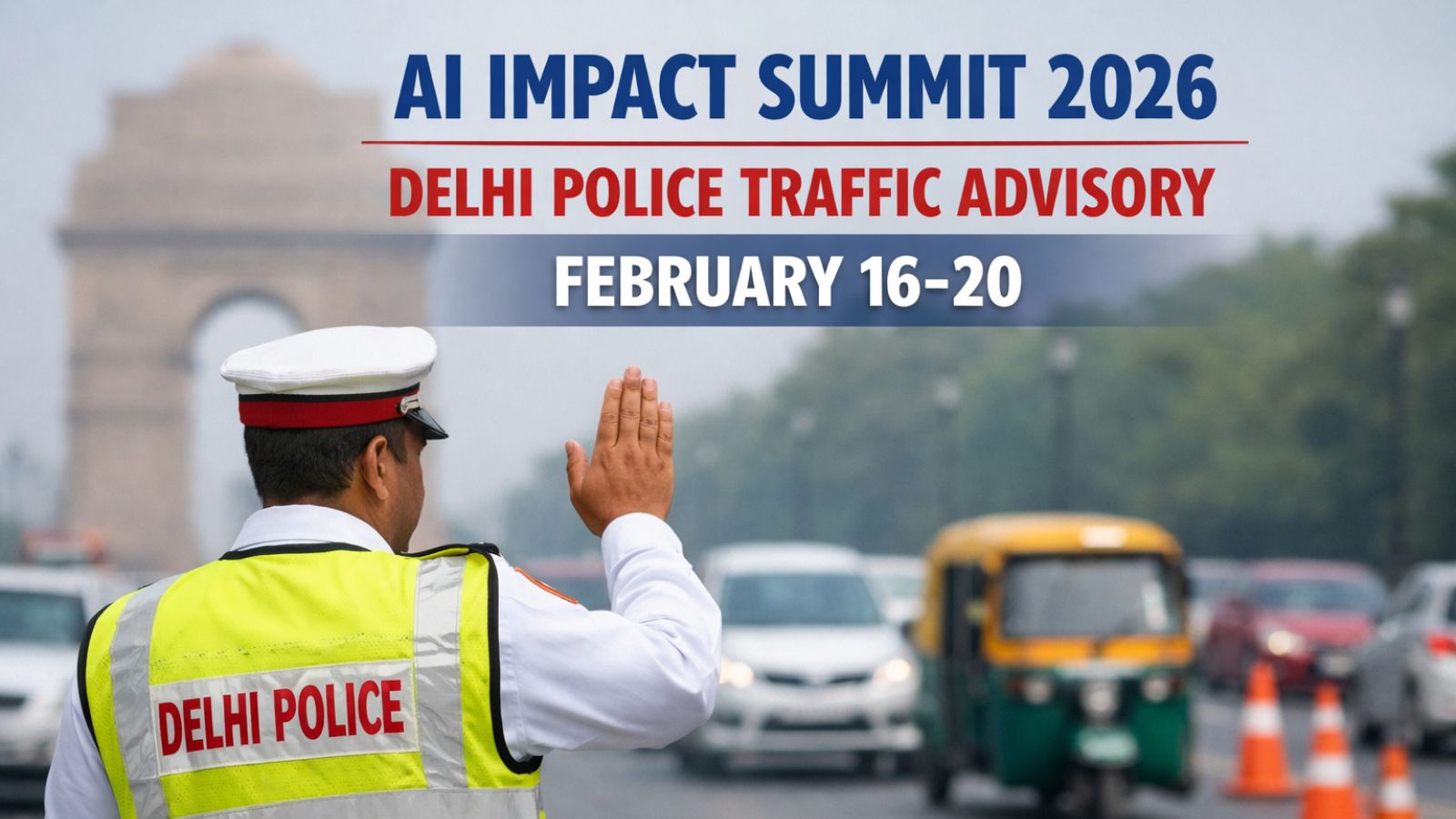 AI Impact Summit 2026: Delhi Police issues traffic advisory for Feb 16-20; check suggested routes for airport, railway stations