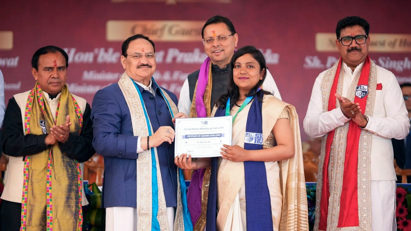 Nadda visits Uttarakhand, praises Dhami, calls for unity amid reports of factionalism