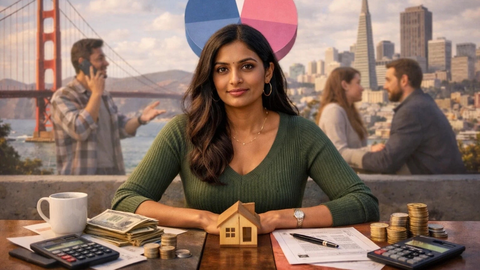 indianexpress.com - Trends Desk - Indian woman in San Francisco sparks debate after revealing '50-50 split' of finances in $250K dual-income home