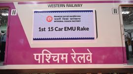 ICF’s 15-Car EMU train is set to transform Mumbai Suburban rail network. (Image: ICF)