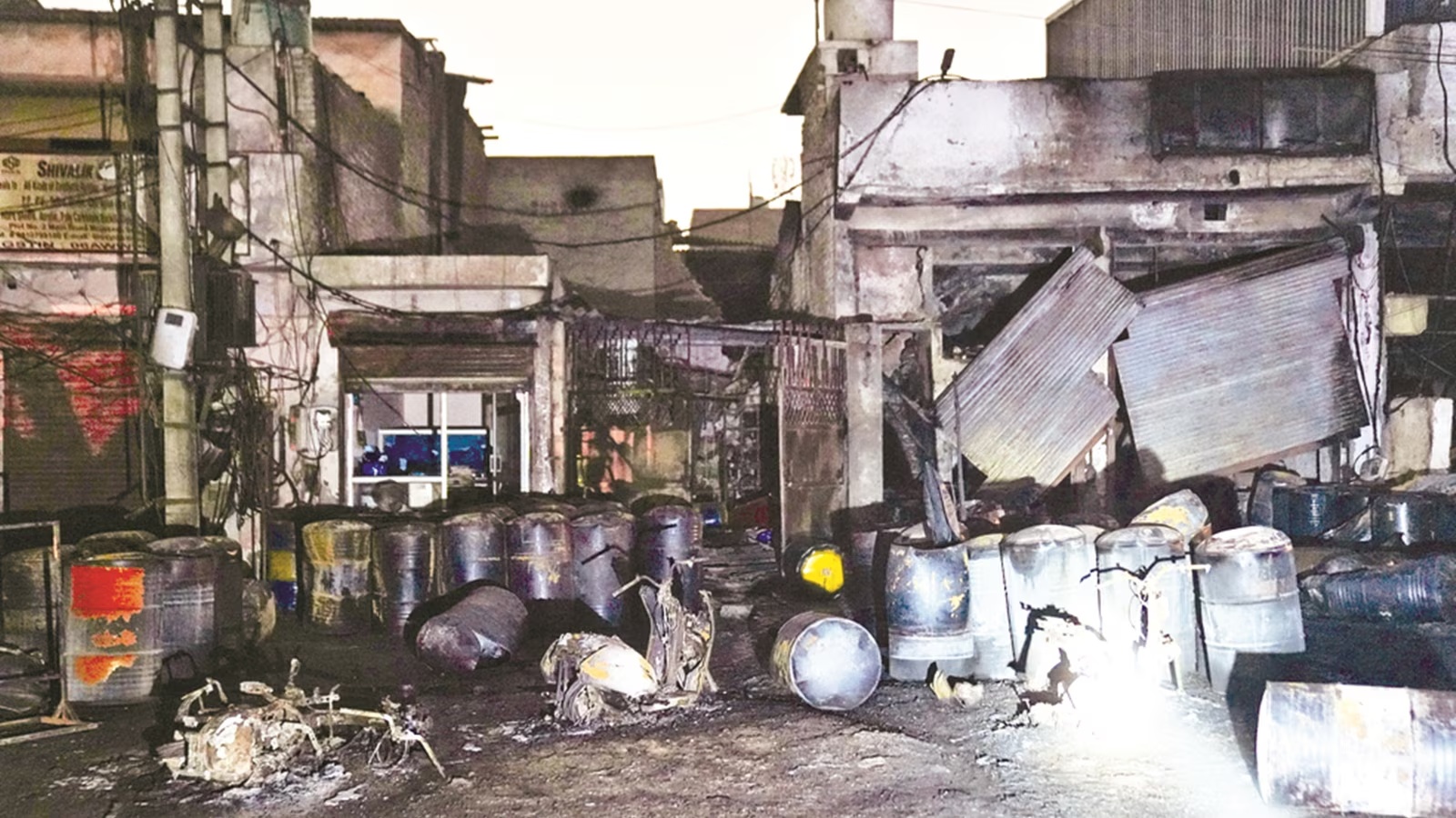 faridabad factory blaze