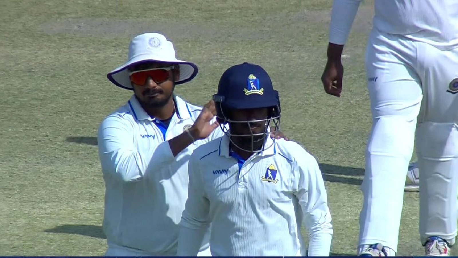 Sudip Gharami became the first Indian to be dismissed on 299. (JioHotstar screengrab)