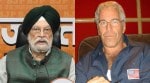 Union Minister Hardeep Singh Puri and epstein