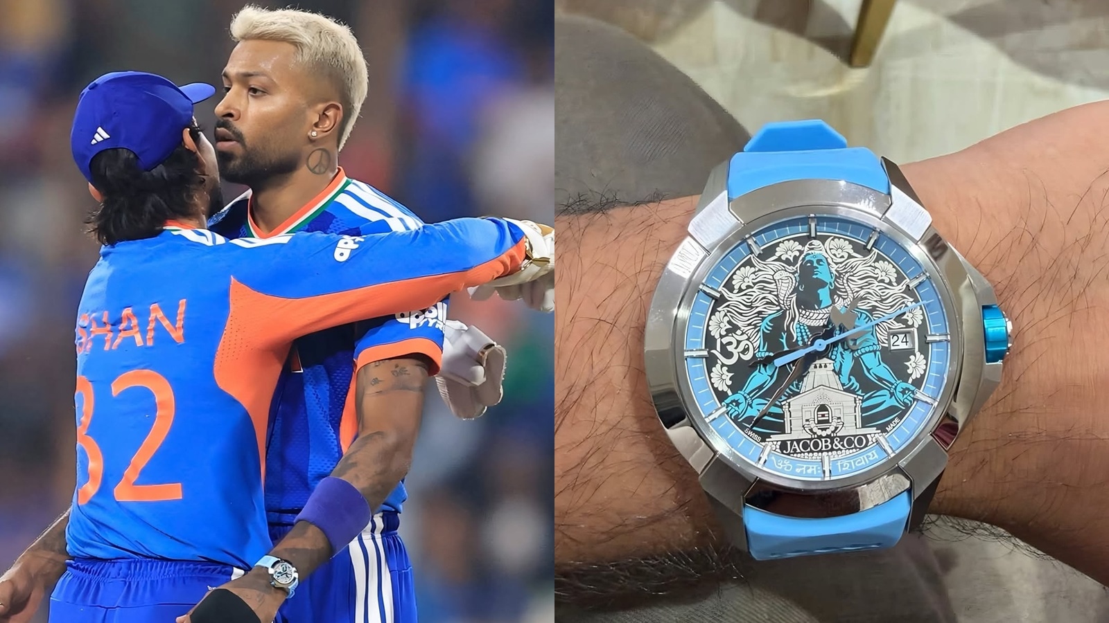 hardik pandya ind vs pak watch