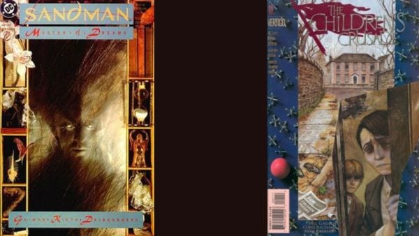 Dark Horse Comics ended its publishing relationship with him. In the photo The Dead Boy Detectives and The Sandman. (Source: amazon.in)