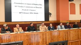 The presentation was made in the presence of Chief Minister Sukhvinder Singh Sukhu, Deputy Chief Minister Mukesh Agnihotri and all other Cabinet ministers and Congress MLAs.