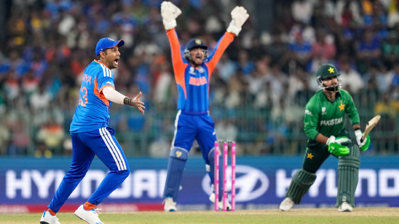 India thumped Pakistan in Colombo to qualify for the T20 World Cup 2026 Super 8s on Sunday. (AP Photo)