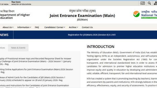 JEE Main 2026 Result, Answer Key Today
