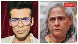 Karan Johar tells the paparazzi they got Jaya Bachchan's pictures thanks to him.