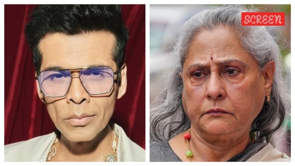 Karan Johar tells the paparazzi they got Jaya Bachchan's pictures thanks to him.