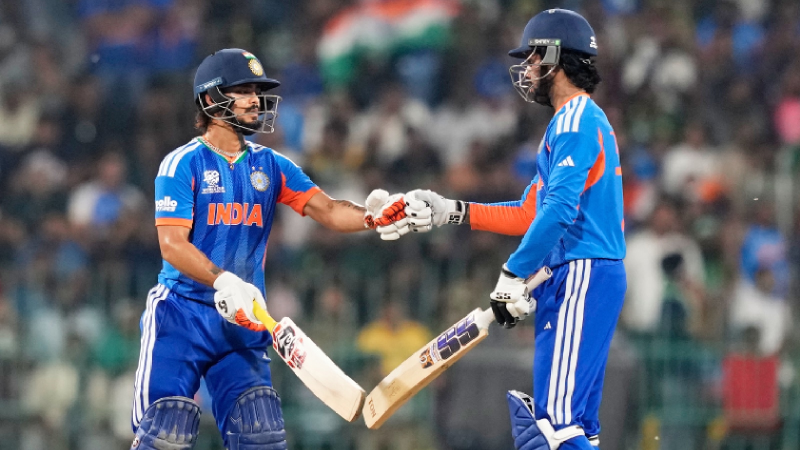 Despite losing Abhishek Sharma for a four-ball duck, Kishan, in the form of his life, continued the gung-ho approach from the outset. (AP Photo)