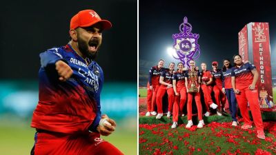Kohli said that Smriti Mandhana’s side were deserving winners of the tournament and urged them to keep the RCB flag flying high. (BCCI)