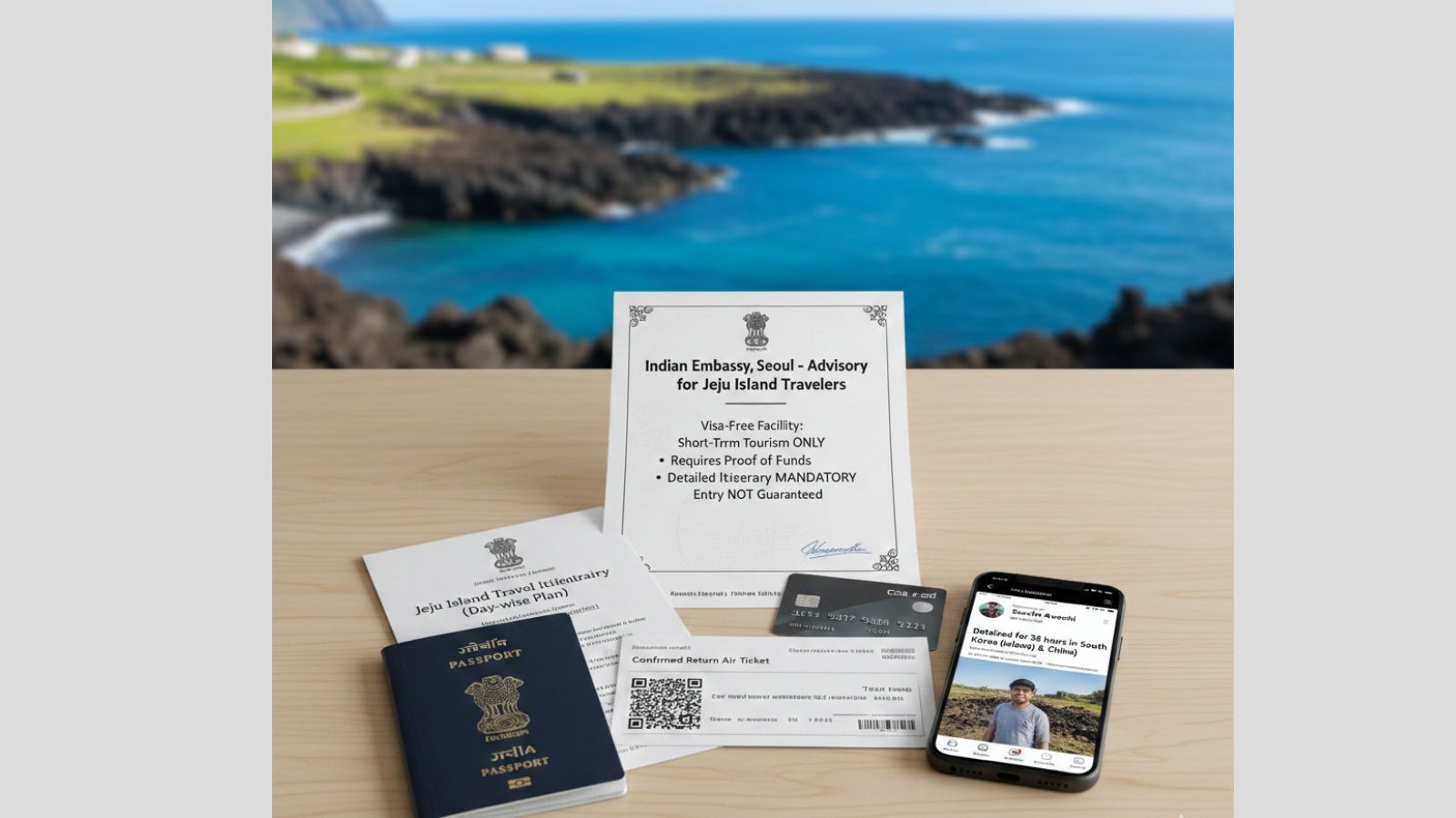 India issues travel advisory for South Korea’s Jeju Island after influencer Sachin Awasthi ‘detained for 38 hours’