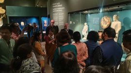 Participants at the workshop said that interacting with original objects offered a deeper understanding than just classroom images.