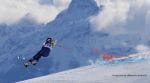 American ski icon Lindsey Vonn came to rest on her back with her skis tangled beneath her,