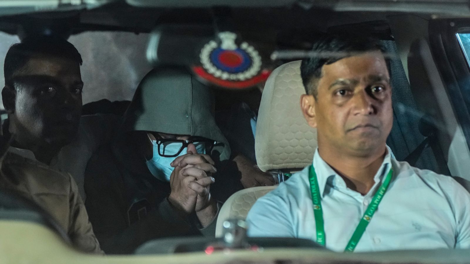 Gaurav Luthra, co-owner of Goa's Birch by Romeo Lane nightclub where a massive fire killed 25 people, being produced before the Patiala House Court, in New Delhi, Tuesday, Dec. 16, 2025. He, along with his brother Saurabh Luthra, was deported from Thailand on Tuesday and taken into custody by Delhi and Goa police as soon as they landed in Delhi. (PTI Photo)