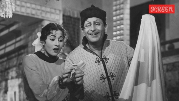 madhubala and raj kapoor exclusive image