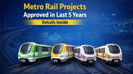 Metro rail projects not only reduces dependence on private vehicles but also eased traffic congestion which results in reduction in vehicular emissions and fuel savings. (Image generated using AI)