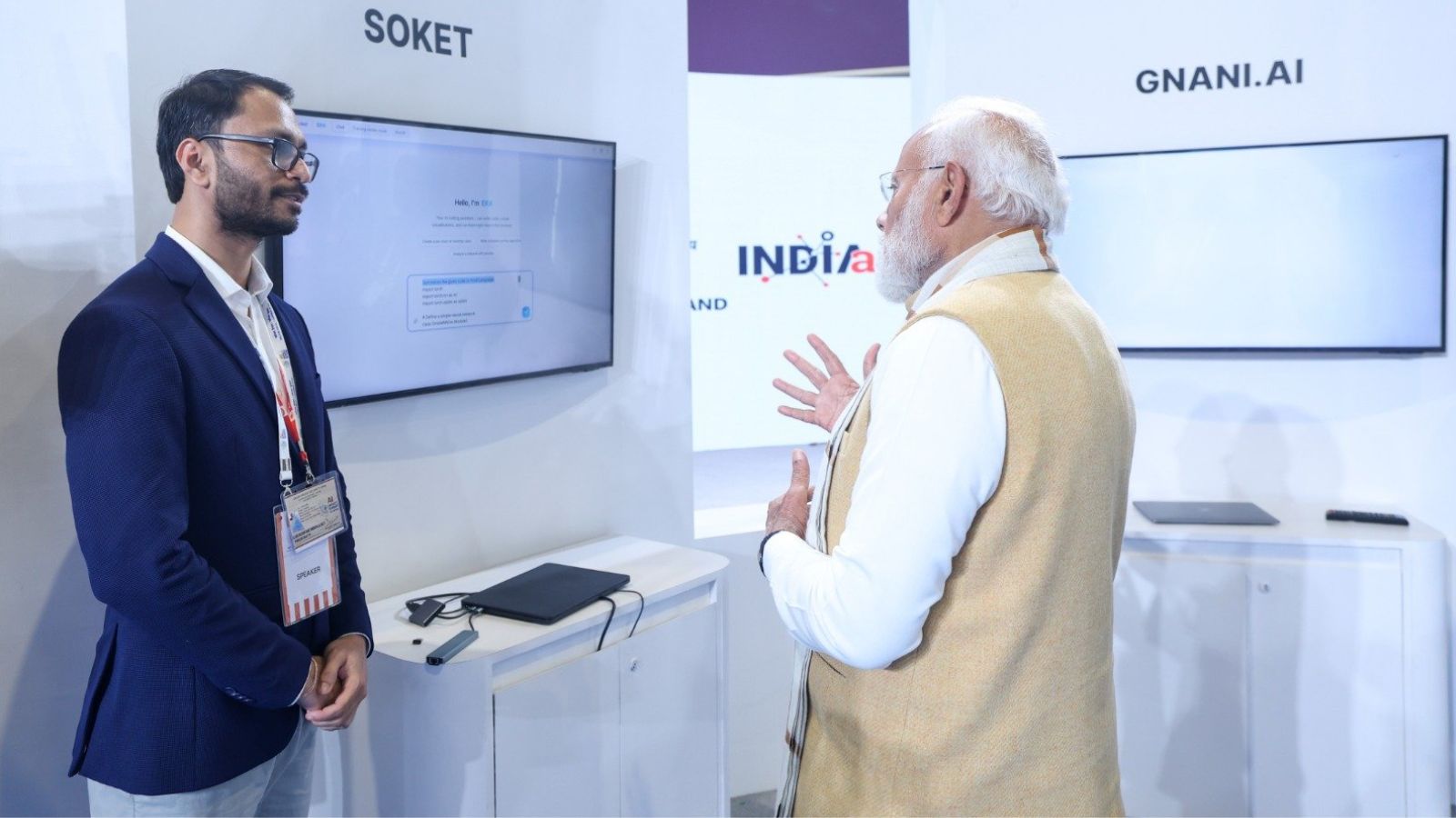 Voice, road safety, health: At AI Summit, innovations that impact & improve lives