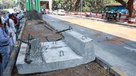 One Dead, Three Injured as Cement Metro Pillar Collapses on Rickshaw in Mumbai’s Mulund