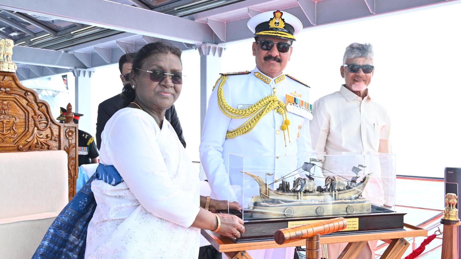 International Fleet Review at Visakhapatnam: Indian Navy vigilant in safeguarding country’s maritime interests, promoting goodwill around globe, says Murmu